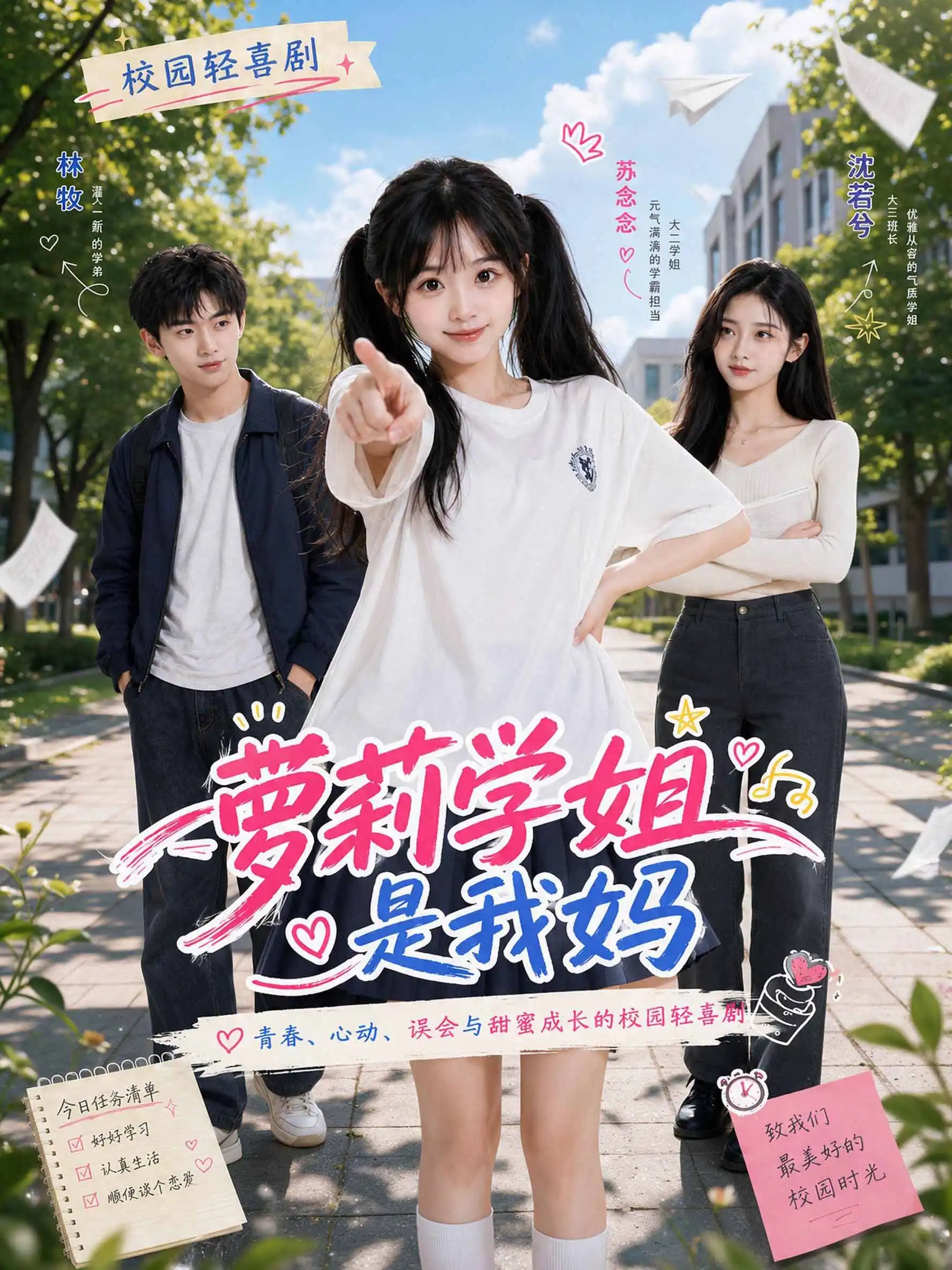 短剧《萝莉学姐是我妈》封面